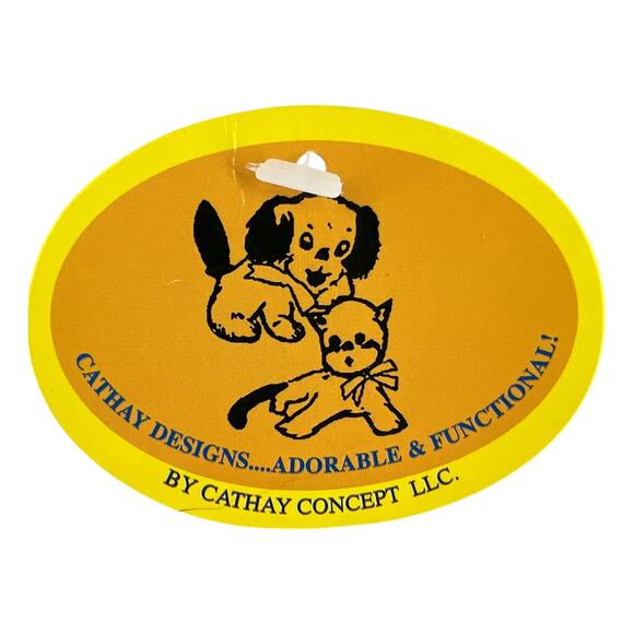 Dachshund Dog Plush Kids Crossbody Drink Water Bottle Holder Carrier Sling 12" - Picture 6 of 7